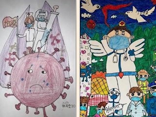 【凌霄新聞臺(tái)】“疫”起宅家，以“藝”戰(zhàn)“疫”（一）——寶帶實(shí)小低中年級(jí)抗擊疫情美術(shù)作品展示